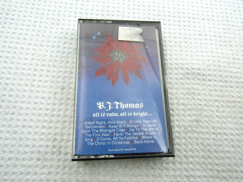 1985 B.J. Thomas All Is Calm, All Is Bright Music Cassette