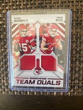 2025 Rookie & Stars Mahomes/Kelce Team Duals Jersey Patch Football Card