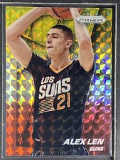 Len, Alex - 2014-15 Prizm - Yellow Red Mosaic