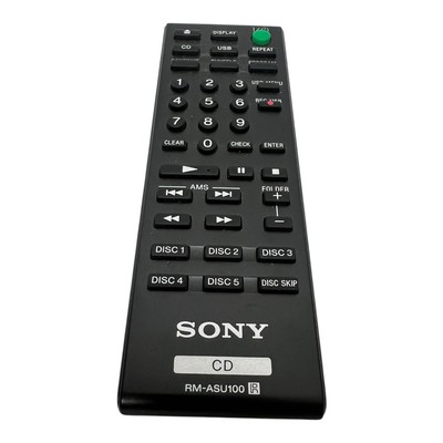 Genuine Sony RM-ASU100 5-Disc CD Player Remote Control for CDP-CE500