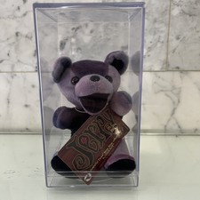 Grateful Dead JERRY Beanie Bear Liquid Blue 7  Plush Collectible, Case Incl, VTG