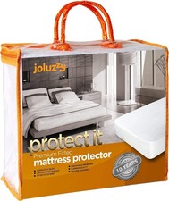 joluzzy Terry Cotton Mattress Protector 54  x 80", Fitted Sheet Mattress C