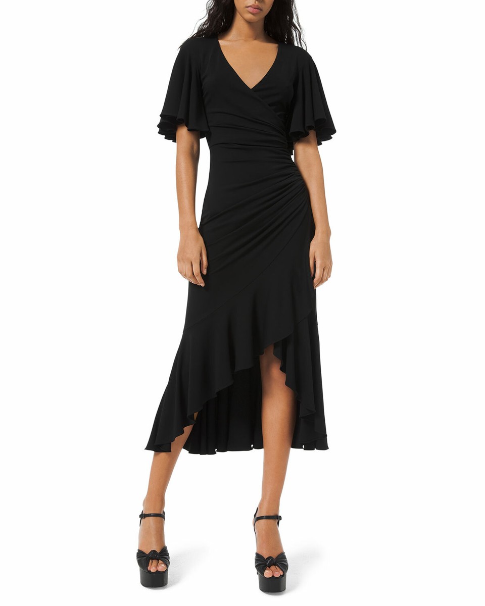 michael kors jersey wrap dress MICHAEL Michael Kors Faux Wrap Jersey Dress