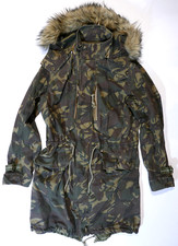 Polo Ralph Lauren Jacket Parka Camo Military Fur Tactical Sportsman Coat XS