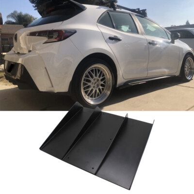 For Mitsubishi Eclipse Cross Rear Bumper Lip Diffuser Spoiler Splitter 4 Fin