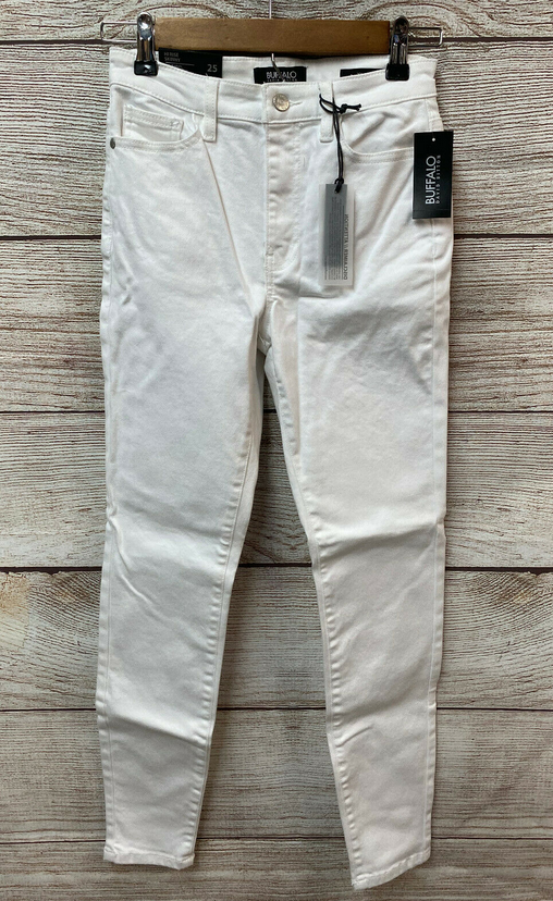 Buffalo David Bitton Stretch Jeans Womens Size 25 White Ivy Hi Rise Skinny New