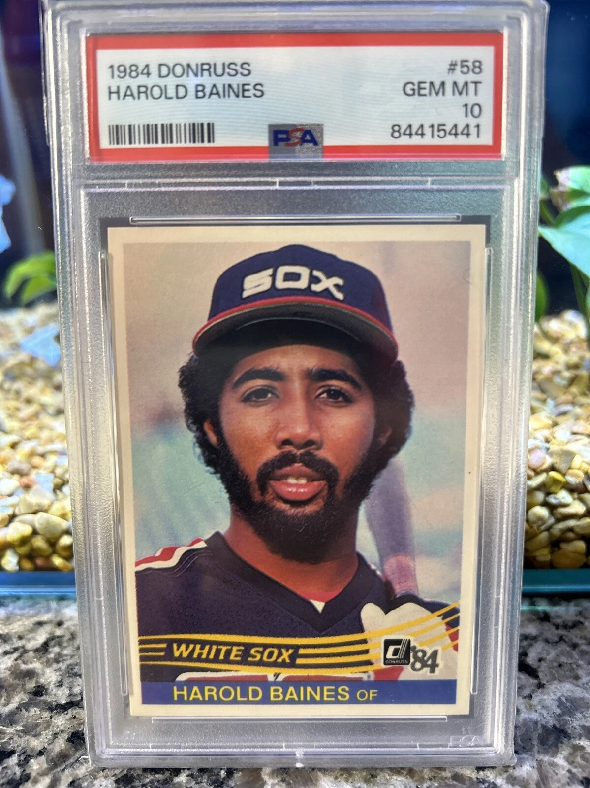 Harold Baines HOF PSA 10 1984 Donruss #58 White Sox