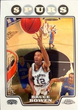 Bruce Bowen Topps Chrome 08-09 #130 San Antonio Spurs