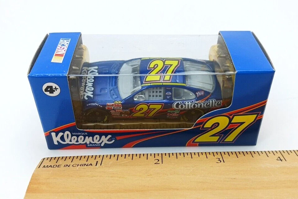 Ward Burton NASCAR #27 Kleenex Cottonelle Ford Fusion 1:64 Diecast 2007 Promo - Image 2 of 4
