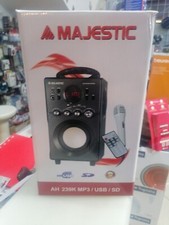 Sistema Micro Hi Fi USB Mp3 Ingresso Microfono Potenza 6 W New Majestic AH239K