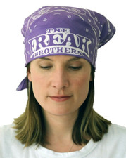 Sunshine JoyFreak Brothers Bandana Purple 22"x22" FREE SHIPPING