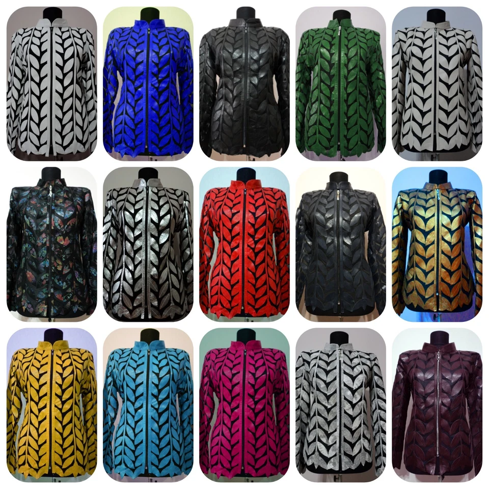 Chaqueta de cuero para mujer Chaqueta de cuero para mujer Chaqueta de cuero para mujer Todos los colores Foto 2 de 4