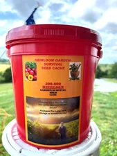 300,000 Heirloom Seed; Preppers Garden /Survival Emergency Cache 50 Varieties