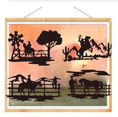 Horse Metal Cutting Dies For Card Making - Embossing Template For Scrapbooking & Crafts