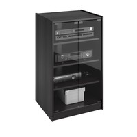 Sonax Cr-2360 Cranley Wide Enclosed Component Stand 21-inch Ravenwood Black Sonax Cr-2360 Cranley Wide Enclosed Component Stand 21-inch Ravenwood Black