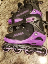 Papaison Inline Skates Purple Adjustable Size 6-9 Women