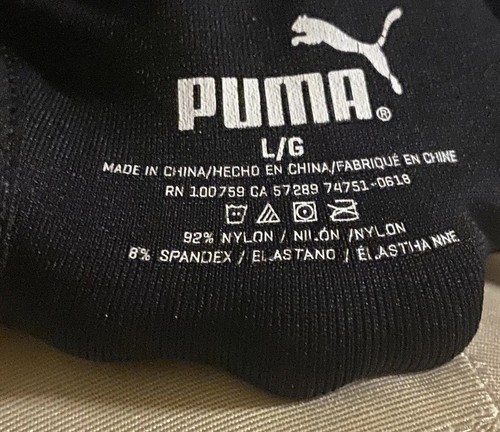 Puma Women's Seamless Sports Bra/Top Black Size L Pre-owned - Picture 10 of 13