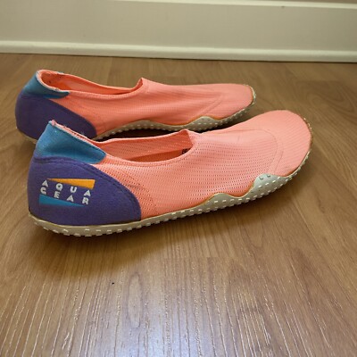 Vintage Nike Men’s Aqua Gear Logo Peach Water Shoes Size 10 Vintage Nike Men main image 4