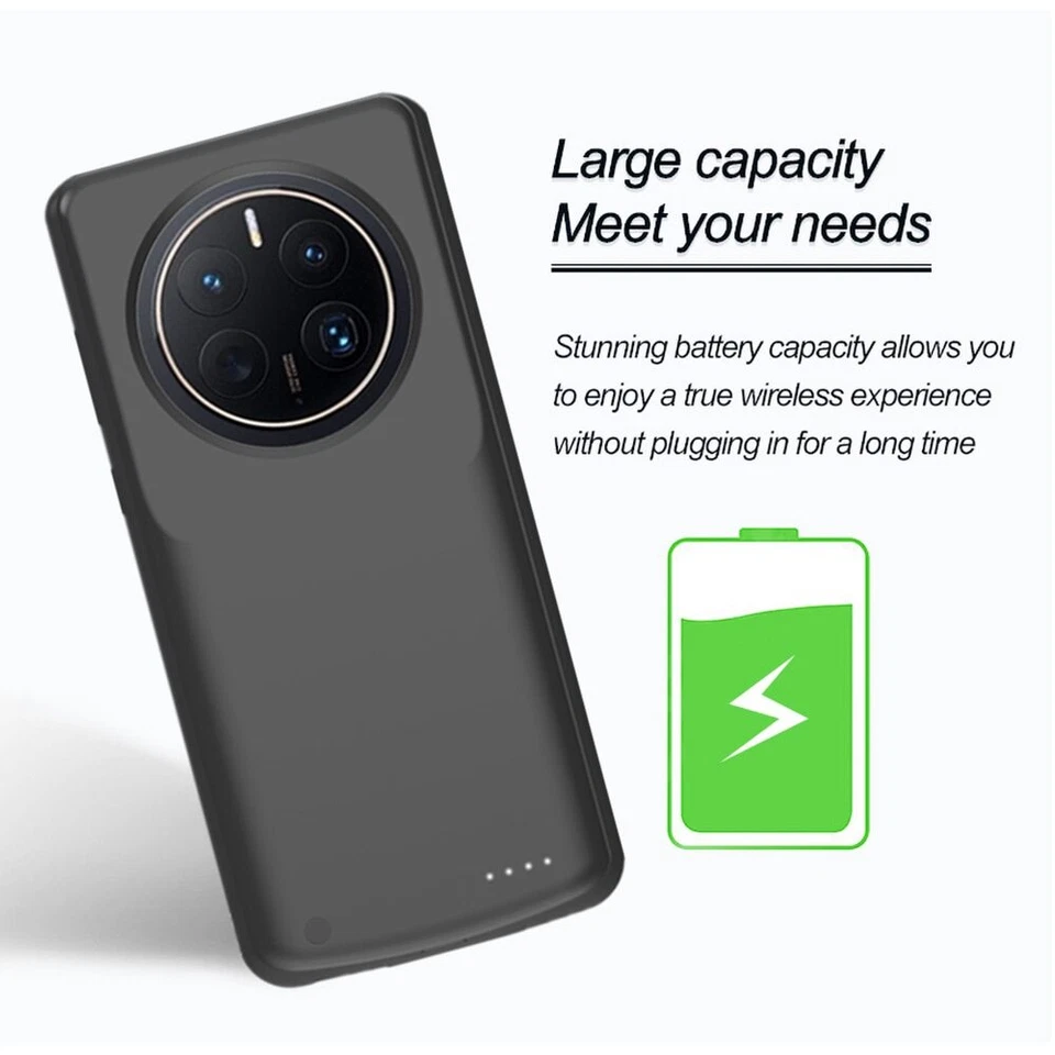 Чехол-банк питания для аккумулятора Huawei Mate 50 Pro 50E чехол для внешнего зарядного устройства - Изображение 4 из 4