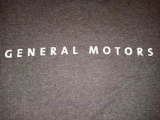 NEW GENERAL MOTORS CHEVY GMC CADILLAC T SHIRT..SIZE SMALL..18 PITS