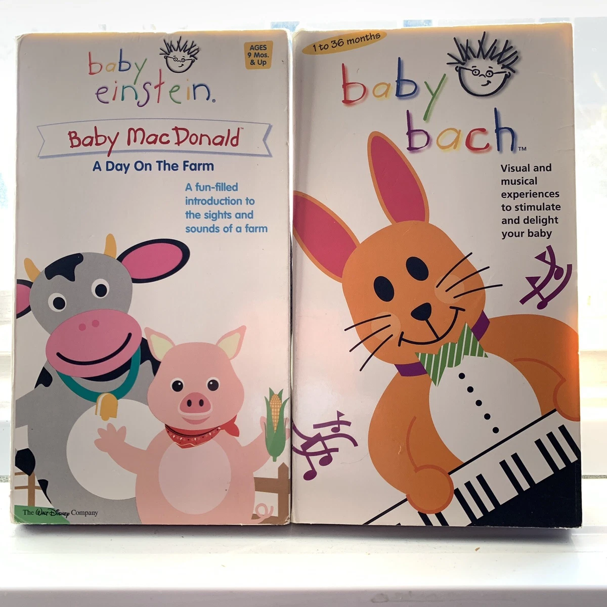 Baby Einstein Lot MacDonald Day On Farm Baby Baby Bach VHS Video Tape  Learning 786936231380 | eBay