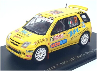 Spark 1/43 Scale S0625 - Suzuki Ignis S 1600 #37 Monte Carlo Rally