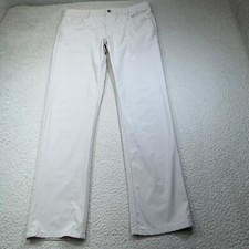 Johnnie-O Pants Men 34x32 Chino Prep Formance Stretch 5 Pocket Cross Country