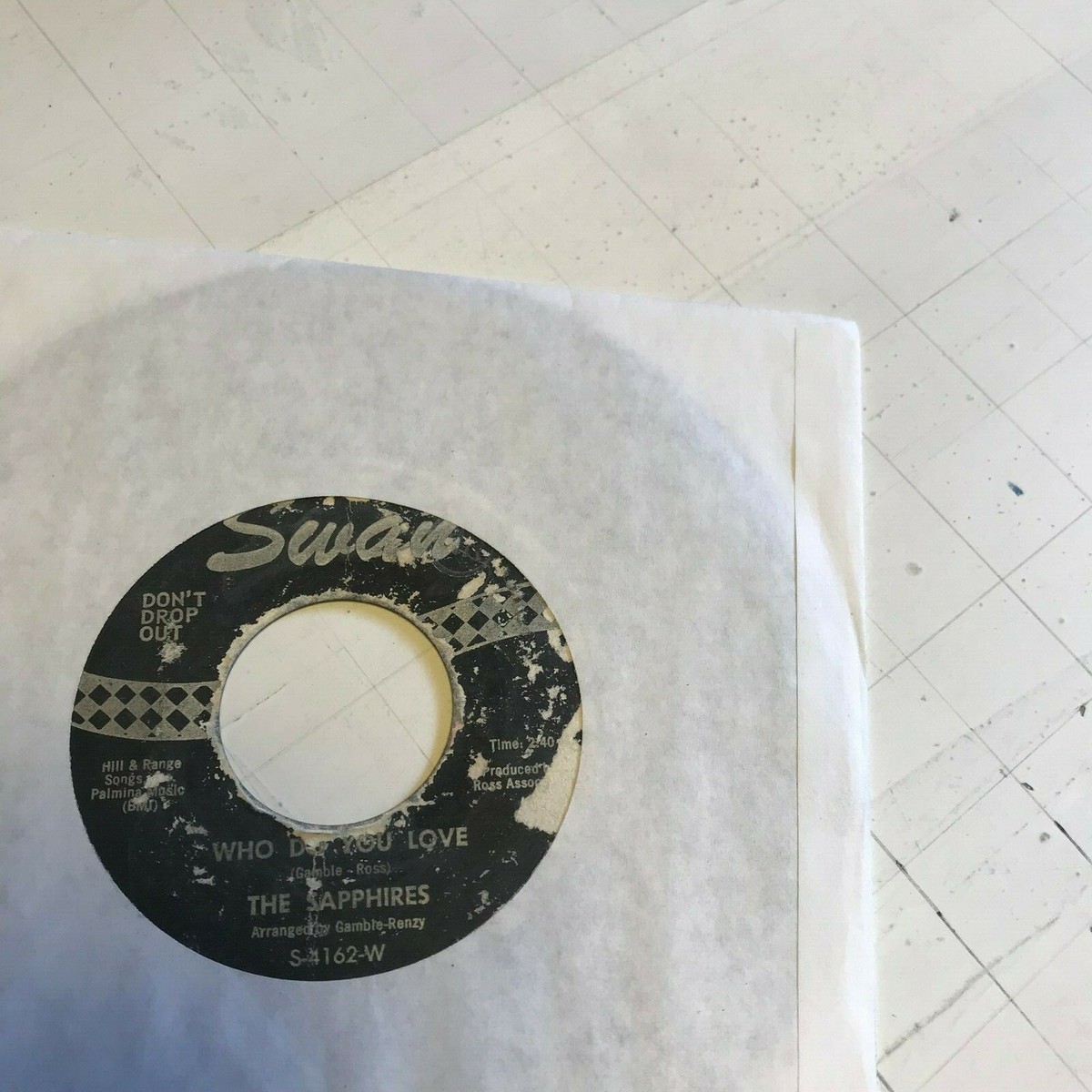 英7” Sapphires Who Do You Love / Oh So Soon SS267 STATESIDE /00080 7