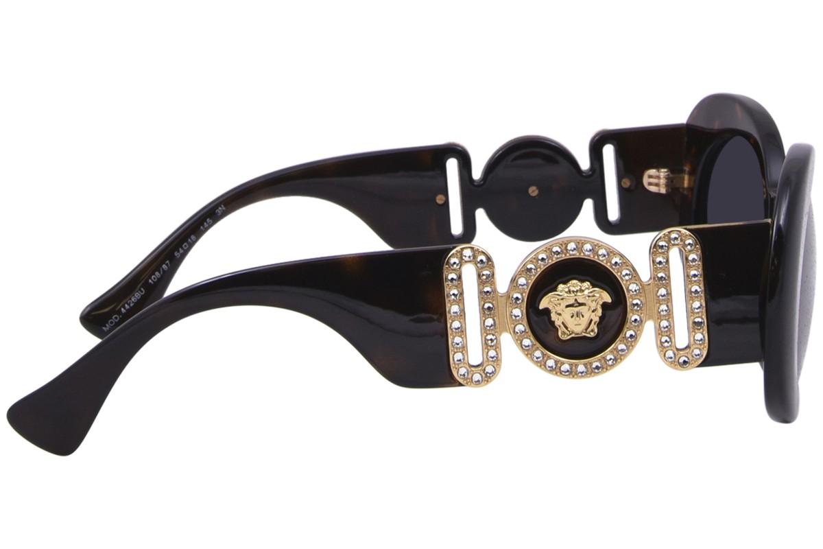 Versace VE4426BU 108/87 Sunglasses Havana/Gold/Dark Grey  display picture 1
