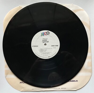 Peter Gabriel - Self Title - 1977 - Vinyl Record LP - JAMF Stamp