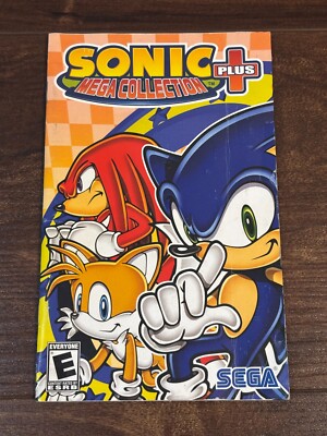 Sonic Mega Collection Plus PS2 Playstation 2 Instruction Manual Only
