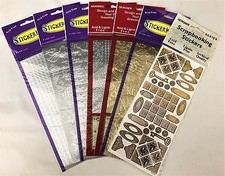 Scrapbooking Stickers Lot of 7 Sheets For Scrapbook Crafts New Free Shipping