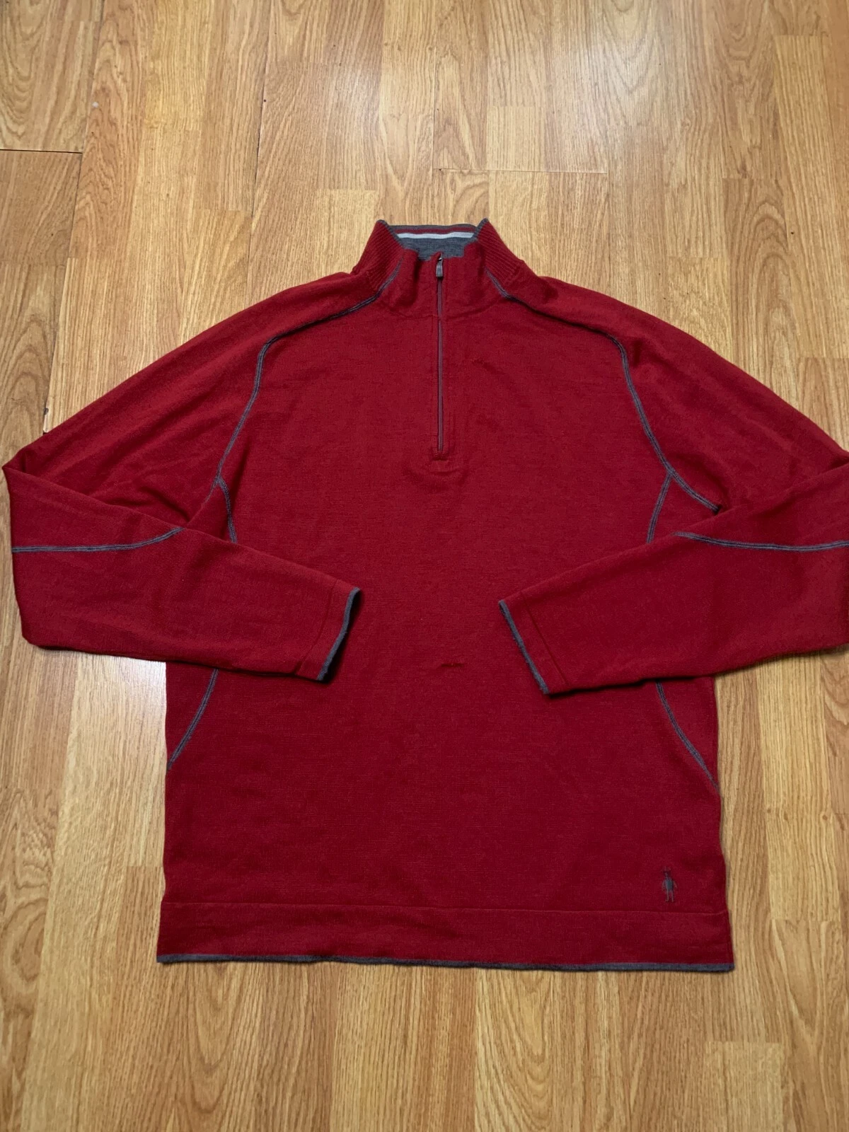 smartwool 1/4 zip merino wool hiking performance hunting sweater
