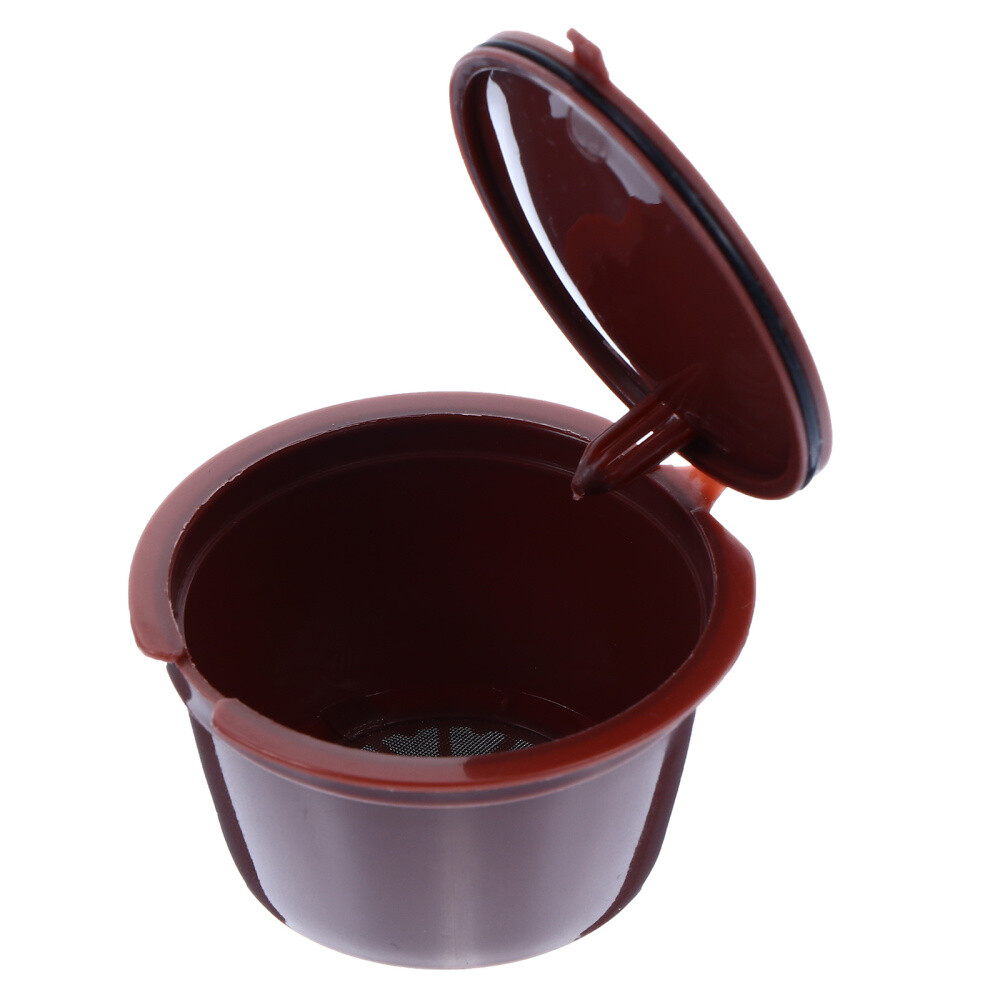 3-Pack Reusable Coffee Pod Filters with Lids for Travel