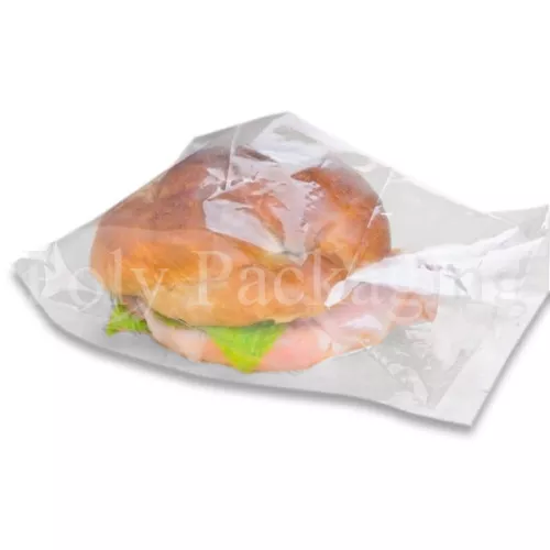 500 x clear polythene food bags 12x15"(300x375mm)(100 gauge)poly bag image 5