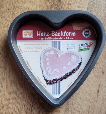 chg Herz Backform, Neu antihaftbeschichtet 24 cm Herzform