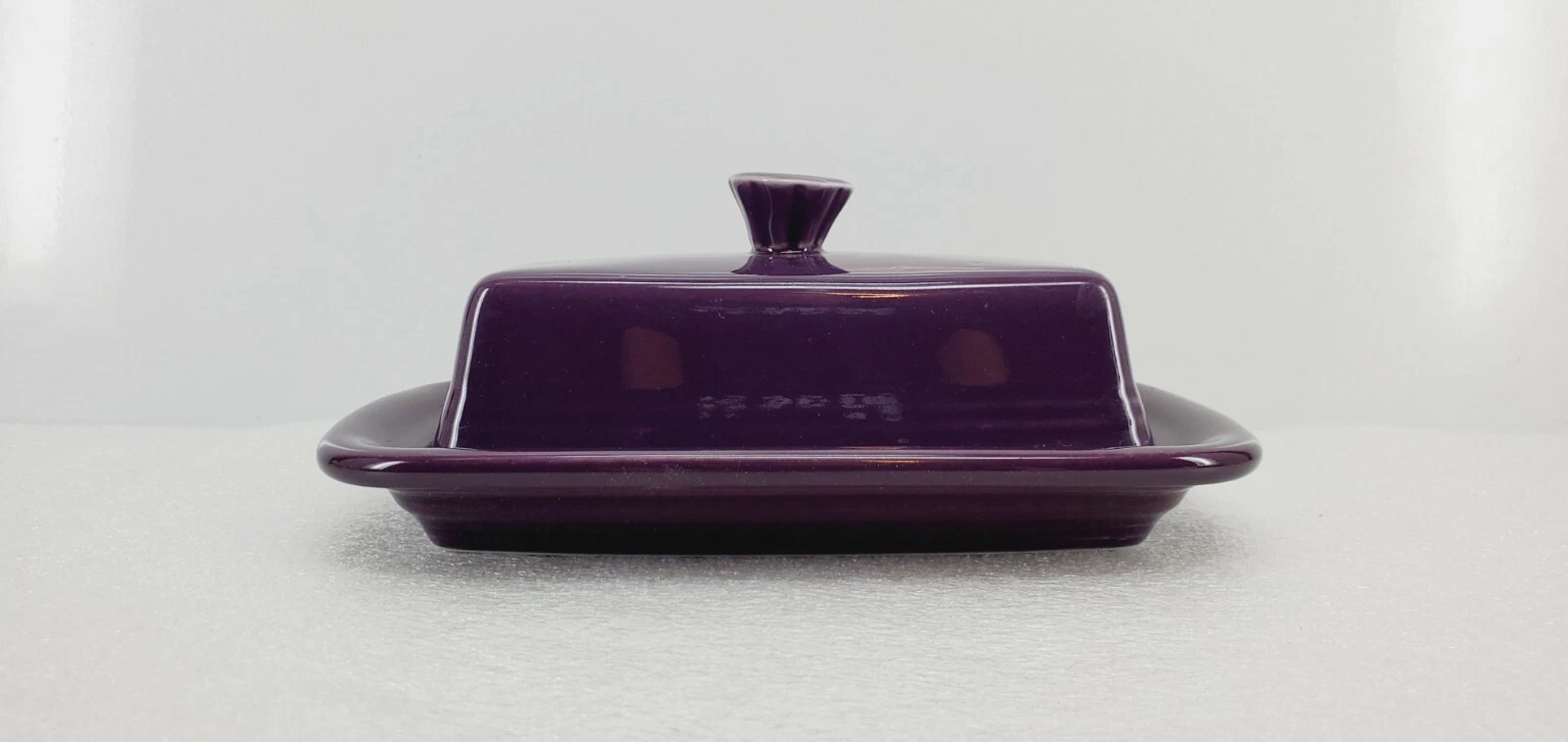 XL extra large COVERED BUTTER DISH mulberry purple NEW HOMER LAUGHLIN FIESTA