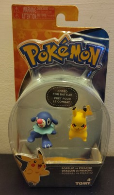 Pokemon Popplio vs Pikachu Tomy Figures