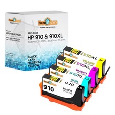 910XL Fits HP 910XL Ink Cartridge Black Cyan Magenta Yellow for HP Officejet Lot