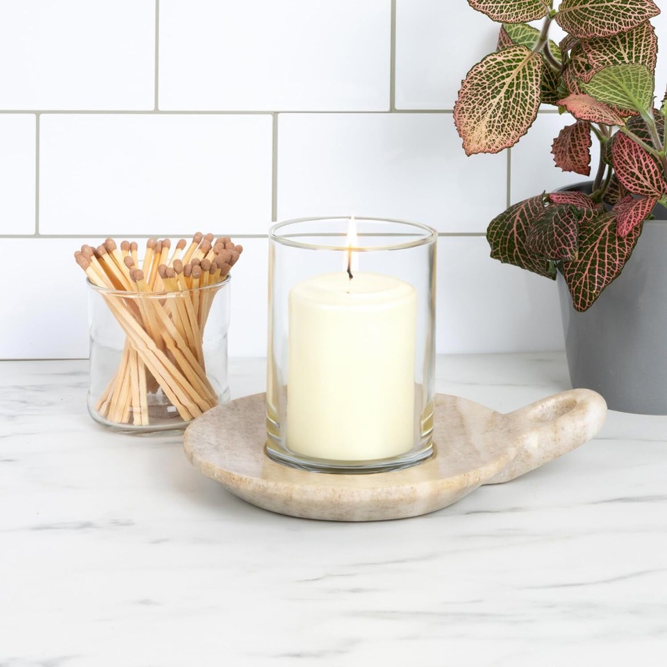Creative Co Op Hand Carved Marble Dish