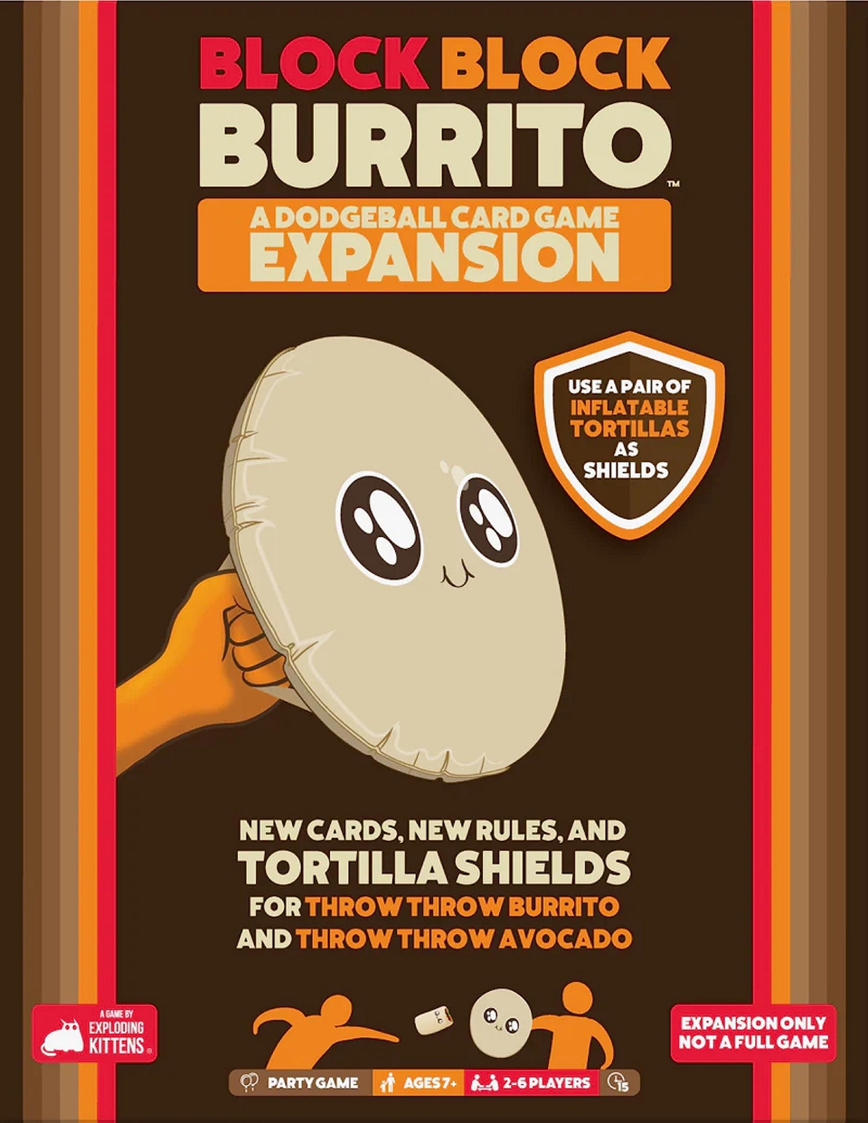 Exploding Kittens Presents Block Block Burrito - Expansion to Throw Throw Burrit