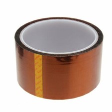 50mm 5cm x 30M Kapton Tape Sticky High Temperature Heat Resistant Polyimide