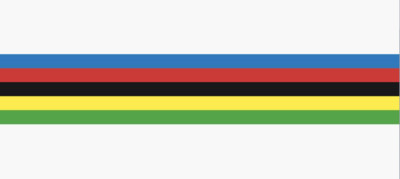 2 St Aufkleber Sticker Straße Fahrrad Weltmeisterschaft Farbe Streifen Rahmen 