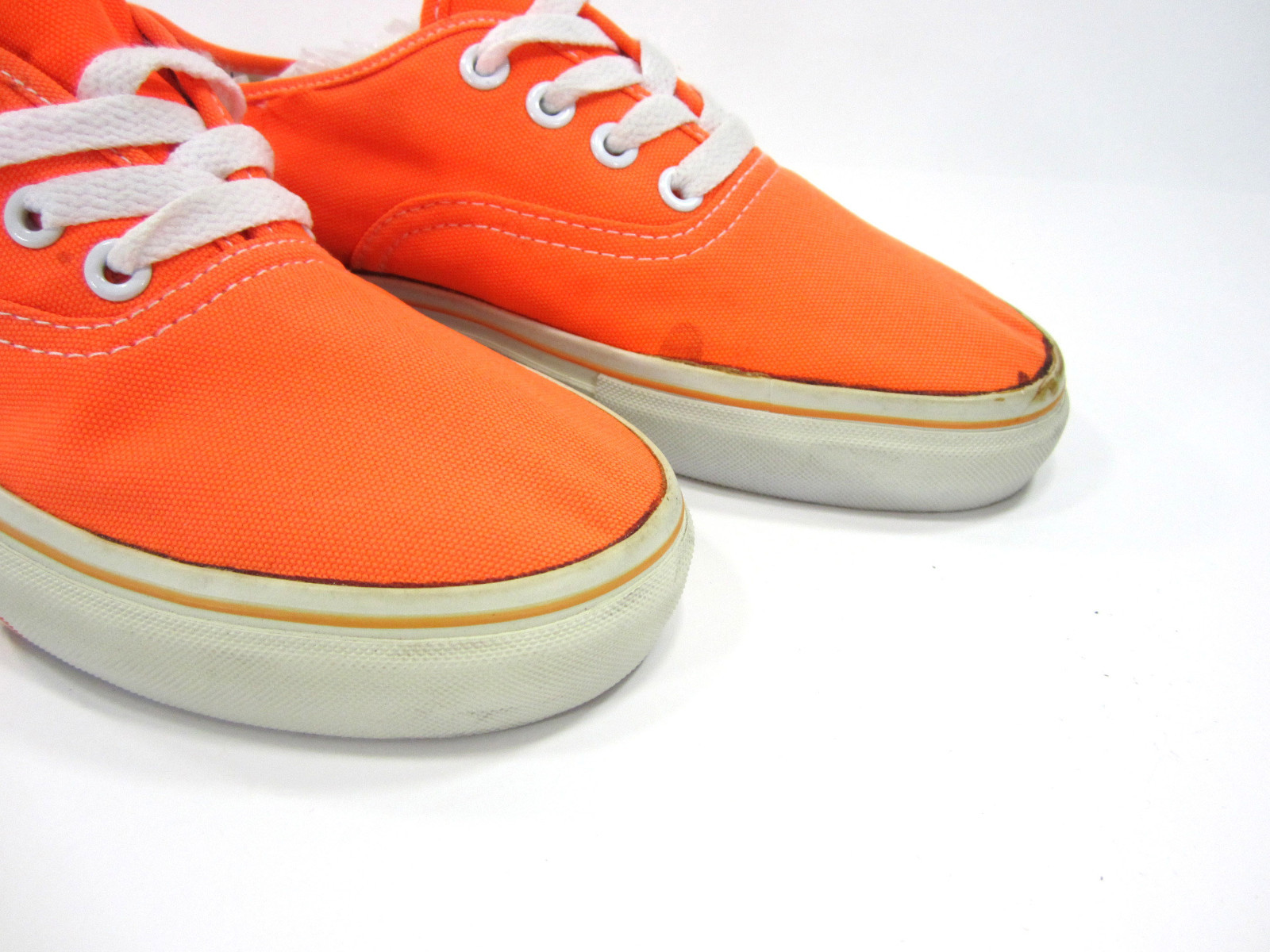 Lo Canvas Orange Sneakers Men 5 Womens 