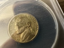 1943/2-P Jefferson War Nickel VF30