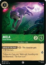 Akela - Forest Runner Whispers in the Well 90/204 (C) NM