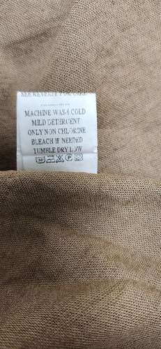 Cristina Vergani Dress 2-tier knee length linen blend NWT - Picture 4 of 6