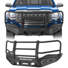 Steel Front Bumper Brush Grille Guard Push Bull Bar Fit 16-18 Gmc Sierra 1500 Steel Front Bumper Brush Grille Guard Push Bull Bar Fit 16-18 Gmc Sierra 1500