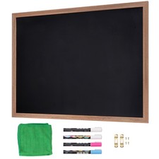 Uimoso 35"x46" Rustic Framed Magnetic Chalkboard for Wall Hanging