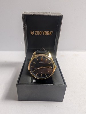 CURREN M:8365 Men's Quartz Watch Gold Case Black Dial Date Window - with Zoo...